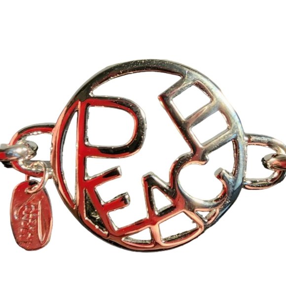 Alexa's Angels Peace Bangle Bracelet - Picture 1 of 4